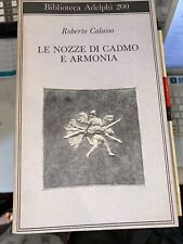 CALASSO - LE NOZZE DI CADMO E