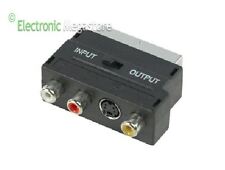ADATTATORE SCART 3RCA AUDIO VIDEO COMMUTAZIONE IN / OUT