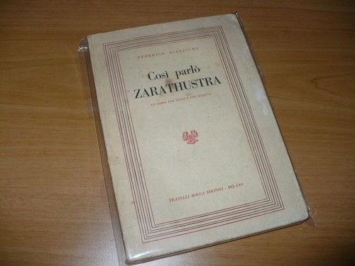 Nietzsche cosi parlo - nietzsche, parlo'