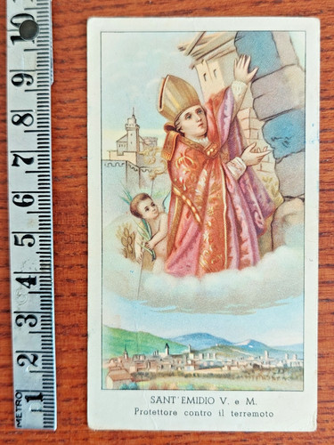 Santino holy card - santino,