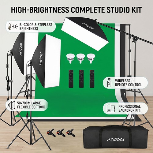 Studio photography kit pack - studio,