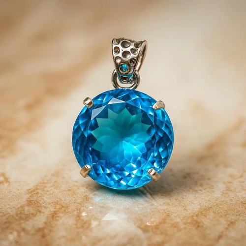 Vetro colore topazio - , azzurro