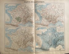 Carta Geografica " Francia