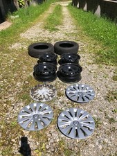 cerchi ferro/calotte ruota/pneumatici 