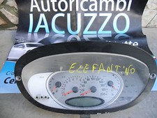 CONTACHILOMETRI STRUMENTO TACHIMETRO BIANCO CON CONTAGIRI E TEMPERATURA LANCIA Y