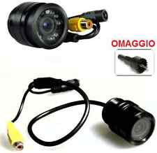 Telecamera videocamera retromarcia parcheggio sensori auto LED infrarossi  fresa