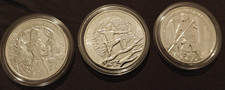 3x 1 oncia .999 argento - miti