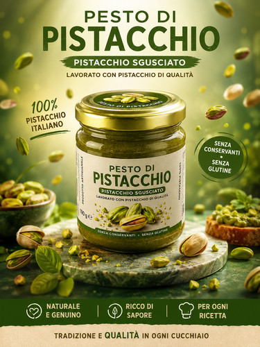 Pesto pistacchio verde - pesto, di