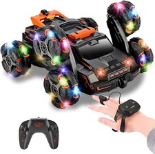 8 Wheels RC Stunt Car Remote Control Car 2.4GHz Gesture Sensing w/ Spray& Light