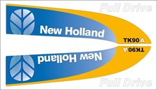 ADESIVI DECALCOMANIE NEW HOLLAND T K 90 A PER TRATTORI AGRICOLI CINGOLATI