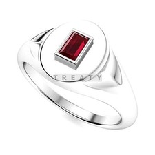 Ruby Square Cut Gemstone With