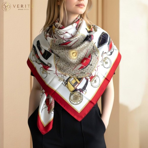 Rara sciarpa seta vintage - di,