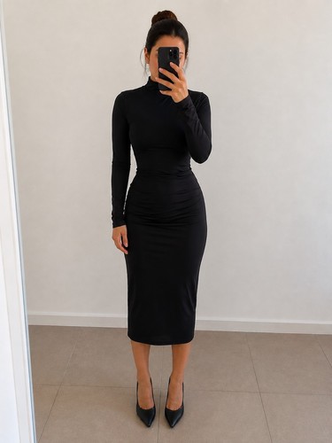 Yamamay vestito longuette nero - yamamay,