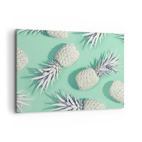 Quadro tela 120x80cm ananas - quadro,
