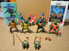 Lotto Tartarughe ninja vintage del 1988, 89, 91 + VHS I & II
