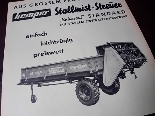 Brochure vintage kemper - vintage,