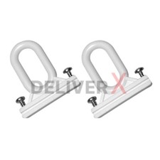 OCCHIELLO OCCHIOLO ANELLO GANCIO PER TENDA DA SOLE CON VITI (2 PZ.)