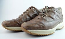 HOGAN INTERACTIVE IN PELLE CUOIO FONDO IN GOMMA BEIGE IN OTTIMO STATO VINTAGE CO