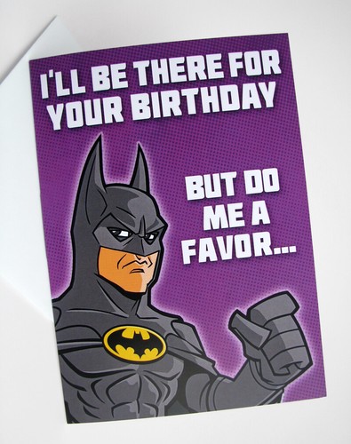 Biglietto compleanno batman - compleanno,