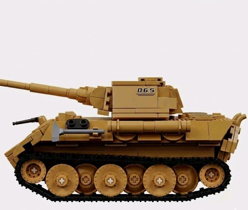 Lego moc ww2 leopard - tank, set