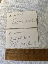 Carte firmate autografo - carte,