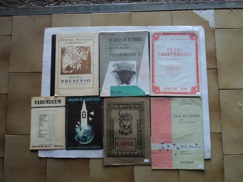 Spartiti musicali epoca - musicali,
