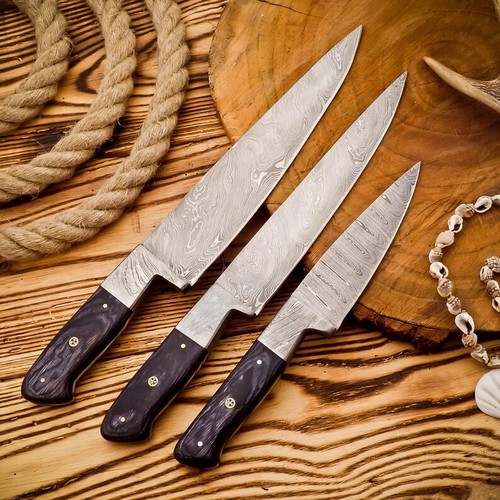 Set pezzi chef damascato - pezzi,