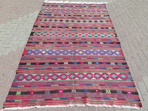 Anatolia wool kilim large - anatolia, kilim,
