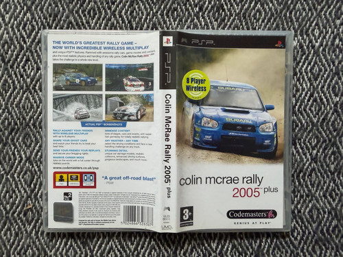 Psp colin mcrae rally 2005 - psp,