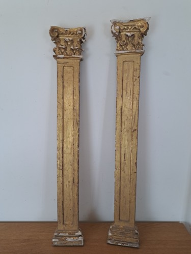 Coppia lesene legno - coppia, di
