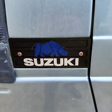 COPPIA MODANATURE LATERALI SUZUKI SAMURAI SANTANA SJ410 SJ413 MODANATURA