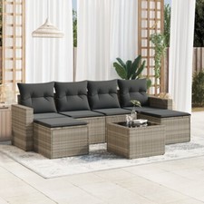 7-tlg. Garten-Sofagarnitur mit