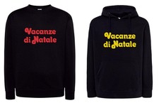 FELPA Vacanze di Natale nera