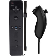 Telecomando nero wiimote - telecomando,