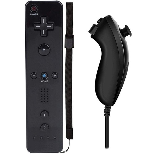 Telecomando nero wiimote - telecomando,