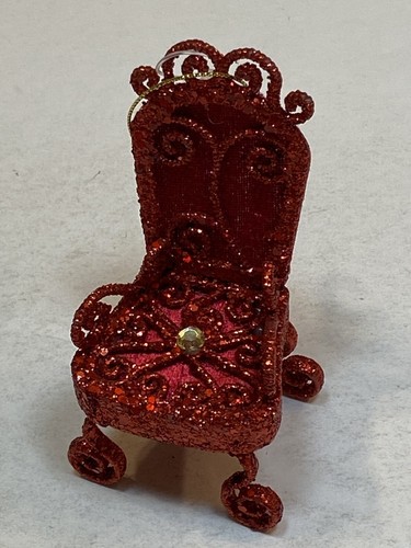 Trono sedia rossa decorazione - trono,