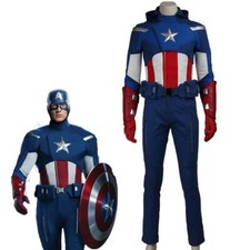 Costume Capitan America cosplay abito Steve Rogers vestito professionale adulti