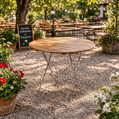 Tavolo pieghevole birreria