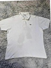 Polo vintage Lacoste Blanc