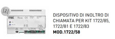 URMET 1722/58A Dispositivo