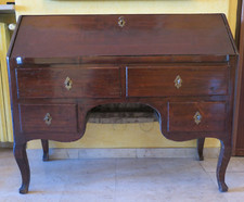 RIBALTINA ANTICA PIEMONTE INIZIO XIX SECOLO RIBALTA COMÒ SCRIVANIA CASSETTONE VS