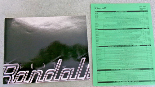 Catalogo amplificatore randall - amplificatore,