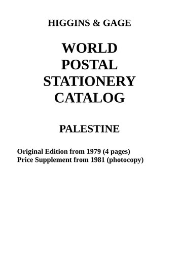 Higgins gage catalogo - &,