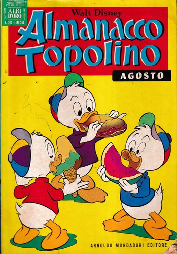 Almanacco topolino 200 ago - almanacco, n.200