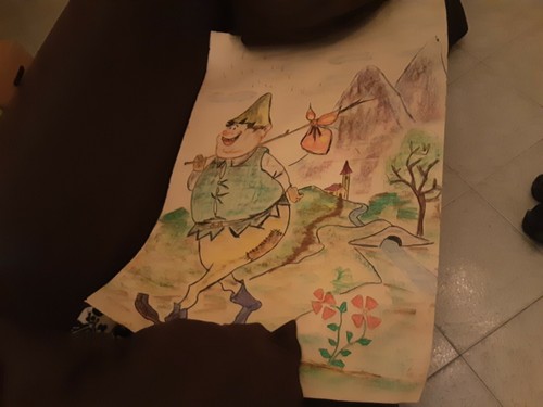 Vecchio grande disegno - grande,