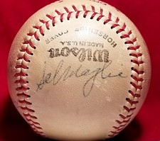 Pallone firmato SAL MAGLIE World Series squadra New York Yankees 1957-58 anni 50 JSA 