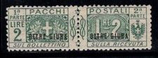 Oltre Juba 1925 Sass. 7 francobolli nuovi di zecca 100% confezione 2 lire, stemma, figurina