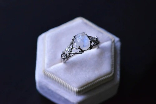Anello donna floreale foglie