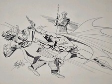 NORM BREYFOGLE BATMAN schizzo