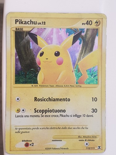 Pikachu 112 111 ascesa - lv.12, 112/111